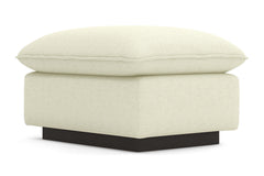 Olivia Ottoman :: Leg Finish: Espresso / Size: 23x30
