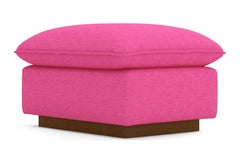 Olivia Ottoman :: Leg Finish: Pecan / Size: 23x30