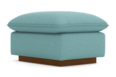 Olivia Ottoman :: Leg Finish: Pecan / Size: 23x30