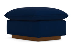 Olivia Ottoman :: Leg Finish: Pecan / Size: 23x30