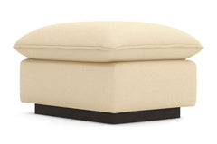 Olivia Ottoman :: Leg Finish: Espresso / Size: 23x30