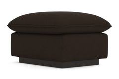 Olivia Ottoman :: Leg Finish: Espresso / Size: 23x30