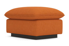 Olivia Ottoman :: Leg Finish: Espresso / Size: 23x30