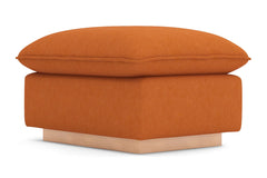 Olivia Ottoman :: Leg Finish: Natural / Size: 23x30