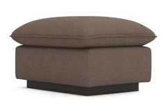 Olivia Ottoman :: Leg Finish: Espresso / Size: 23x30
