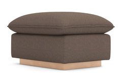 Olivia Ottoman :: Leg Finish: Natural / Size: 23x30