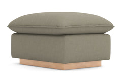 Olivia Ottoman :: Leg Finish: Natural / Size: 23x30