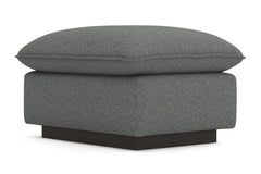 Olivia Ottoman :: Leg Finish: Espresso / Size: 23x30