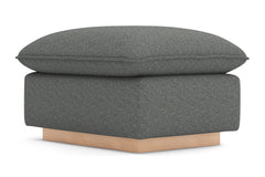 Olivia Ottoman :: Leg Finish: Natural / Size: 23x30