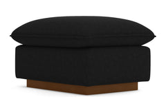 Olivia Ottoman :: Leg Finish: Pecan / Size: 23x30