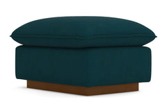 Olivia Ottoman :: Leg Finish: Pecan / Size: 23x30