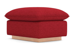 Olivia Ottoman :: Leg Finish: Natural / Size: 23x30