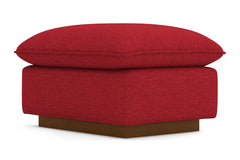 Olivia Ottoman :: Leg Finish: Pecan / Size: 23x30