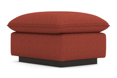 Olivia Ottoman :: Leg Finish: Espresso / Size: 23x30