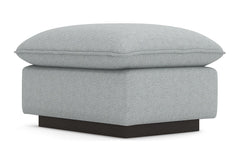 Olivia Ottoman :: Leg Finish: Espresso / Size: 23x30