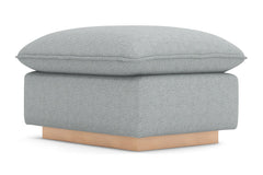 Olivia Ottoman :: Leg Finish: Natural / Size: 23x30