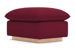 Olivia Ottoman :: Leg Finish: Natural / Size: 23x30