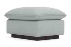 Olivia Ottoman :: Leg Finish: Espresso / Size: 23x30