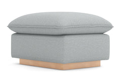 Olivia Ottoman :: Leg Finish: Natural / Size: 23x30