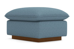 Olivia Ottoman :: Leg Finish: Pecan / Size: 23x30