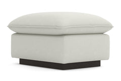Olivia Ottoman :: Leg Finish: Espresso / Size: 23x30