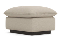 Olivia Ottoman :: Leg Finish: Espresso / Size: 23x30
