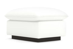 Olivia Ottoman :: Leg Finish: Espresso / Size: 23x30