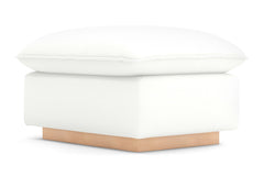 Olivia Ottoman :: Leg Finish: Natural / Size: 23x30