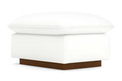 Olivia Ottoman :: Leg Finish: Pecan / Size: 23x30