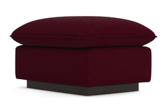 Olivia Ottoman :: Leg Finish: Espresso / Size: 23x30