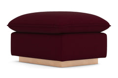 Olivia Ottoman :: Leg Finish: Natural / Size: 23x30