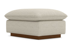 Olivia Ottoman :: Leg Finish: Pecan / Size: 25x35