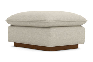 Olivia Ottoman :: Leg Finish: Pecan / Size: 25x35