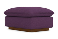 Olivia Ottoman :: Leg Finish: Pecan / Size: 25x35