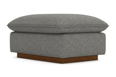 Olivia Ottoman :: Leg Finish: Pecan / Size: 25x35