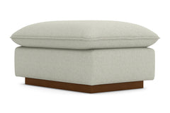 Olivia Ottoman :: Leg Finish: Pecan / Size: 25x35