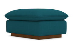 Olivia Ottoman :: Leg Finish: Pecan / Size: 25x35