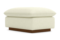 Olivia Ottoman :: Leg Finish: Pecan / Size: 25x35