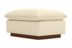 Olivia Ottoman :: Leg Finish: Pecan / Size: 25x35