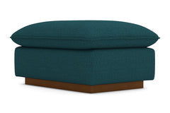 Olivia Ottoman :: Leg Finish: Pecan / Size: 25x35