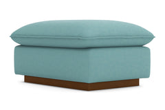 Olivia Ottoman :: Leg Finish: Pecan / Size: 25x35