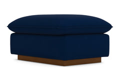 Olivia Ottoman :: Leg Finish: Pecan / Size: 25x35