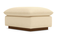 Olivia Ottoman :: Leg Finish: Pecan / Size: 25x35