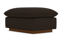 Olivia Ottoman :: Leg Finish: Pecan / Size: 25x35