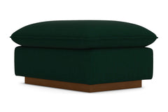 Olivia Ottoman :: Leg Finish: Pecan / Size: 25x35