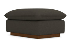 Olivia Ottoman :: Leg Finish: Pecan / Size: 25x35