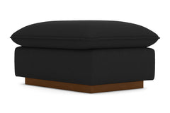 Olivia Ottoman :: Leg Finish: Pecan / Size: 25x35