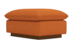 Olivia Ottoman :: Leg Finish: Pecan / Size: 25x35