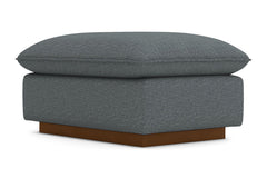 Olivia Ottoman :: Leg Finish: Pecan / Size: 25x35