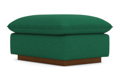 Olivia Ottoman :: Leg Finish: Pecan / Size: 25x35